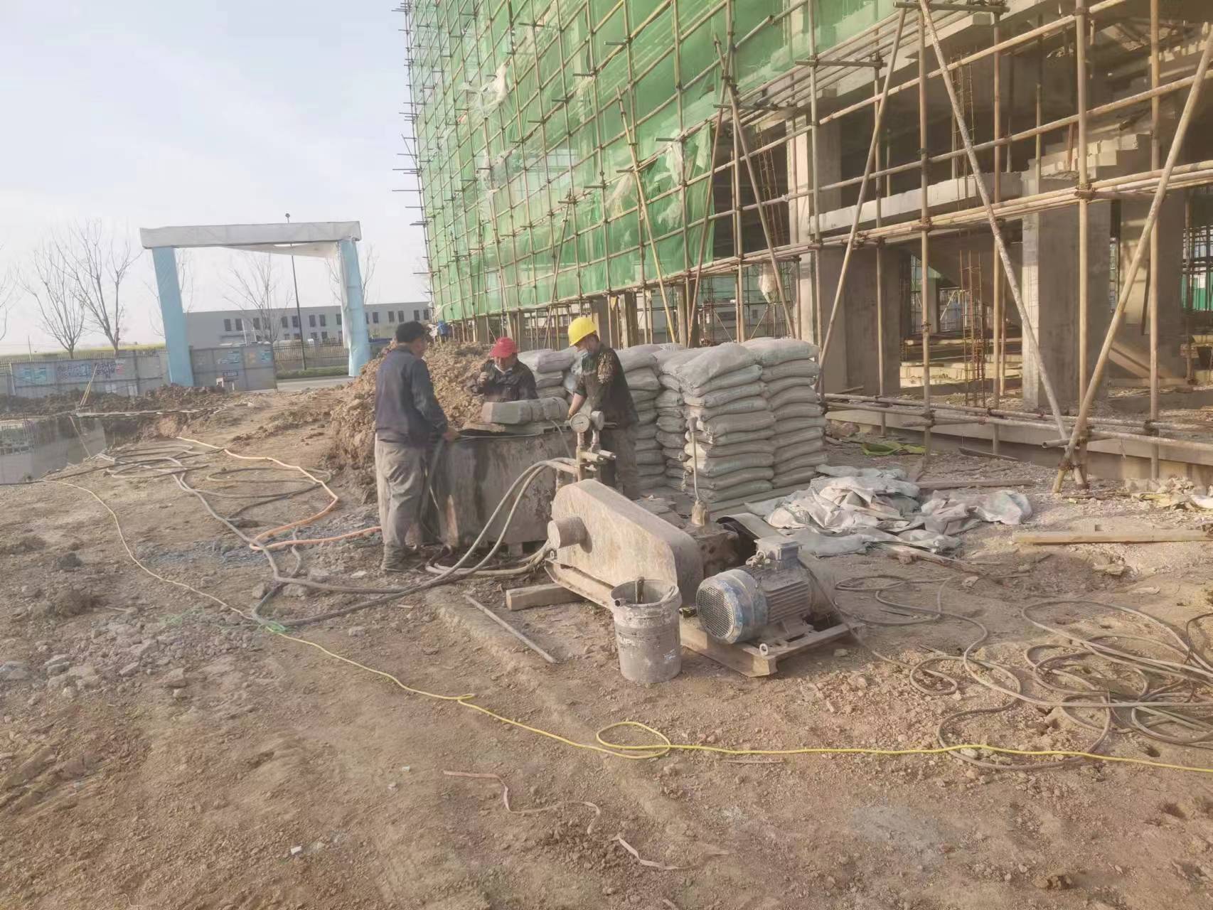 连州别墅下沉注浆